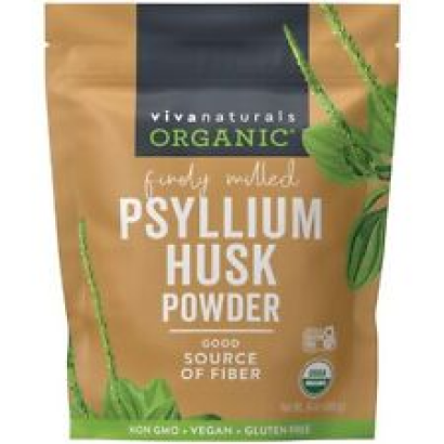 Organic Psyllium Husk Powder Natural Fiber Supplement Baking Keto Bread