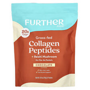 Grass-Fed Collagen Peptides + Reishi Mushroom, Chocolate, 12 Packets, 0.81 oz