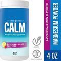 Natural Vitality Calm Magnesium Citrate Supplement Powder Drink Mix, Raspberry L