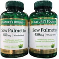 2-PACK Nature's Bounty Saw Palmetto Prostate & Urinary Health 450 mg x 250 Caps