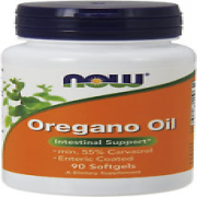 " Foods Oregano Oil Enteric Coated Softgels 90 Capsules (Pack of 2)"