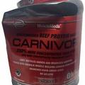 MUSCLEMEDS CARNIVOR (4 LB) beef protein isolate creatine Major Dent No Hole 3/26