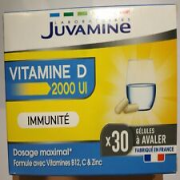 Vitamin D 2000 IU, B12, C & Zinc — 2x Packs of 30 caps — Made in France