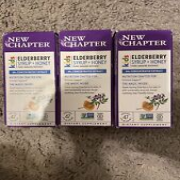 3 Boxes New Chapter Kids Elderberry Syrup + Honey Immune Defense, 4 oz New