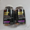 Pack Of 2 GNC Mega Men Multivitamin Mixed Berry Flavor 120 Gummies..EXP 8/2025