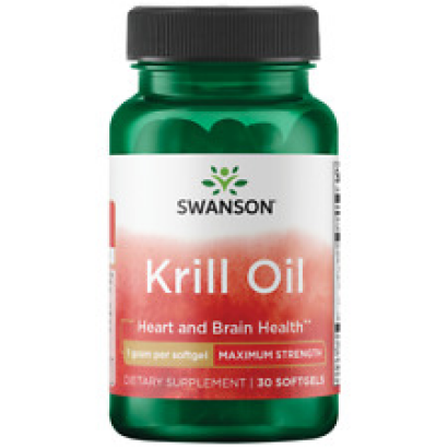 Swanson Krill Oil - Maximum Strength 1 G 30 Softgels
