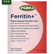 Flora Inc Ferritin+ 30 Capsule