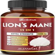 11 in 1 Lions Mane Equivalent to 5050mg 3 Month Supply with Cordeyceps Reish...
