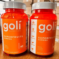 2Goli Nutritional Supplement, SuperFruits Beauty Gummy Vitamin - 60Ct EXP 9/24