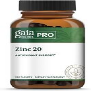 Gaia Herbs Pro Zinc 20mg Supplement - 250 Tablets (250 Servings)
