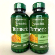 2 Puritan's Pride Turmeric 800 mg Supports overall wellness & healthy lifestyle