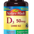 Nature Made Vitamin D3 2000 IU Liquid Softgels 90CT 031604025854YN