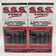 2-Pack! S.S.S. Tonic Iron & B Vits | High Potency! Fast Energy! | 10oz/bottle
