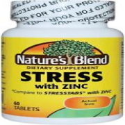 Nature's Blend Stress Formula with Zinc, 60 Tablets 079854201109VL