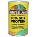 Protein Powder 80% Soy Isolate Vanilla Flavor 16 Oz By Nature's Blend