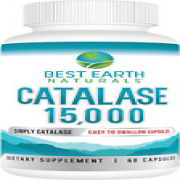 Catalase Supplement 15,000 - Hair Supplements for Strong Hair - 60 Capsules (60-