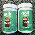 2 X Goli Bites Multi Vanilla Cocoa Chocolate Flavored Bites 30 Count Exp 5/2025
