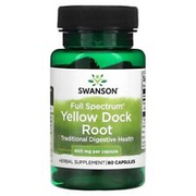 Swanson Full Spectrum Yellow Dock Root Gastrointestinal Health 400mg 60 Capsules