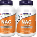 NOW Foods N-Acetyl-Cysteine (NAC) 1000mg 120 Tabs 2 Pack  9/25EX