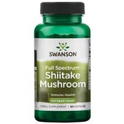 Shiitake Mushroom 500mg 60 Capsules High In Vitamin D Immune Support Cold Flu