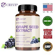 Grape Seed Extract 400mg -Anti-inflammatory, Antioxidants, Cardiovascular Health