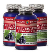 Resveratrol Powder - Resveratrol Supreme 1200mg Anti-Aging (3 Bottles)