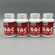 Jarrow Formulas N-A-C 500 Mg Antioxidant Amino Acid Supplement NAC 4x 60 Caps