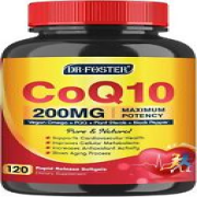 CoQ10 200mg Softgels with Vitamin E & Omega 3-6 -9 & PQQ - High Absorption