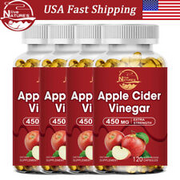 450mg 120Caps Apple Cider Vinegar Capsule Maximum Immune Strength ACV Supplement