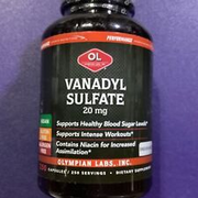 Olympian Labs Vanadyl Sulfate Niacin 250 Capsules Vitamin B-3 - EXP 02/26