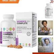 Women's 50+ Complete Multivitamin - Promotes Wellness & Vitality - 180 Tablets