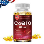 1-4× 120Caps CoQ10 Coenzyme Q10 Vegan Capsules Energy Support & Heart Health US