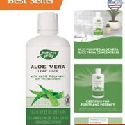 Purified Aloe Vera Leaf Juice with Unique Nitrogen Process - 33.8 Fl. Oz.