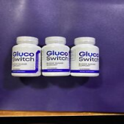 3-Pack Gluco Switch - Blood Sugar Supplement Support - 180 Capsules