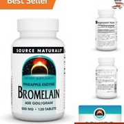 Hypoallergenic Bromelain 500mg Supplement for Protein Breakdown - 120 Tablets