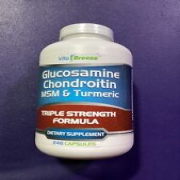 Glucosamine Chondroitin MSM Turmeric Vita Breeze  248 Caps  Exp 08/2026