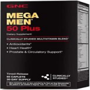 GNC Mega Men 50 Plus Multivitamin & Multimineral Blend 60 Caplets Exp  06/ 25