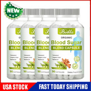 Blood Sugar Support Formula 90 Pills Maximum Strength Natural Vegan Supplement