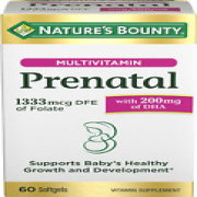 Nature's Bounty Prenatal Multivitamin, Supports Baby's Healthy Growth and with