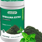 Land Art Spirulina Extra Plus Chlorophyll Mint--FREE SHIPPING