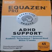 Equazen Pro ADHD Support Balanced Focus Attention Supplement 45 Chews Exp 06/24