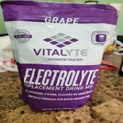 Vitalyte Electrolyte Powder,  35 oz, 40 Servings Per Container – Grape