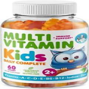Gomitas multivitamínicas para niños,14 vitaminas esenciales, B6 y B12,(60 Count)