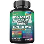 Sea Moss Supplement 19,445 MG All-in-One Formula with over 15+ Super Ingredients