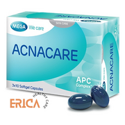 1x AcnaCare Mega We Care Pills Prevents Acne, Brightens Skin, Fades Acne Scars