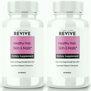 (2 Pack) Revive Dietary Supplement, Revive Pills for Healthy Hair, Skin & Nails
