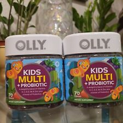 2x Olly Kids Multi vitamin Probiotic Immune 70 Yum Berry Punch Gummies 140ct