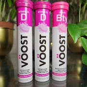 3x Voost Beauty Biotin Vitamin E M C D Collagen Hair Skin Nail Effervescent Tabs