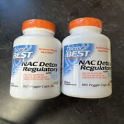 2x NAC Detox Regulators 180 Veggie Caps EACH Exp 5/2024 …W
