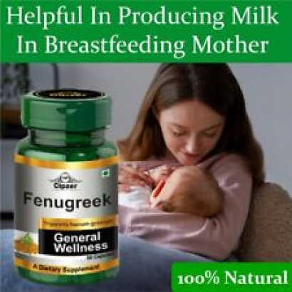 Cipzer Fenugreek 60 Capsule Helpful In Producing Milk In Breastfeeding Mothers